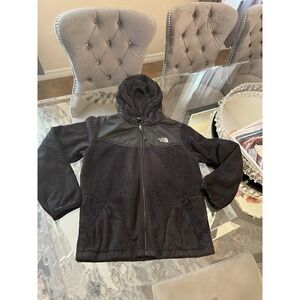 The North Face Jacket Girls XL Brown Fleece Full Zip Outdoors Coat